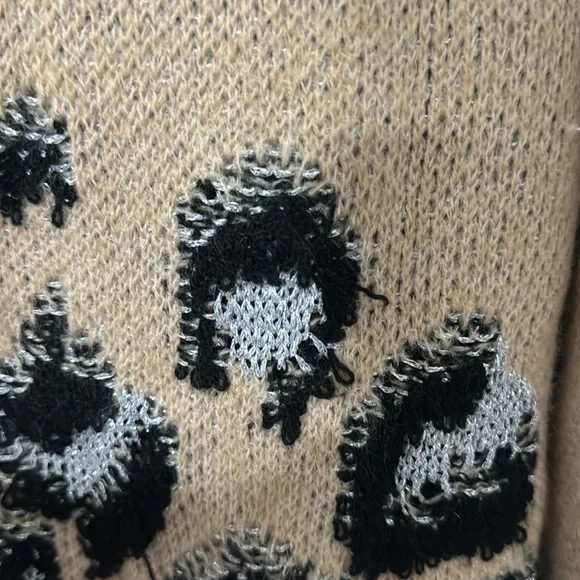 Adora new with tags tan and cheetah sweater - Picture 9 of 13
